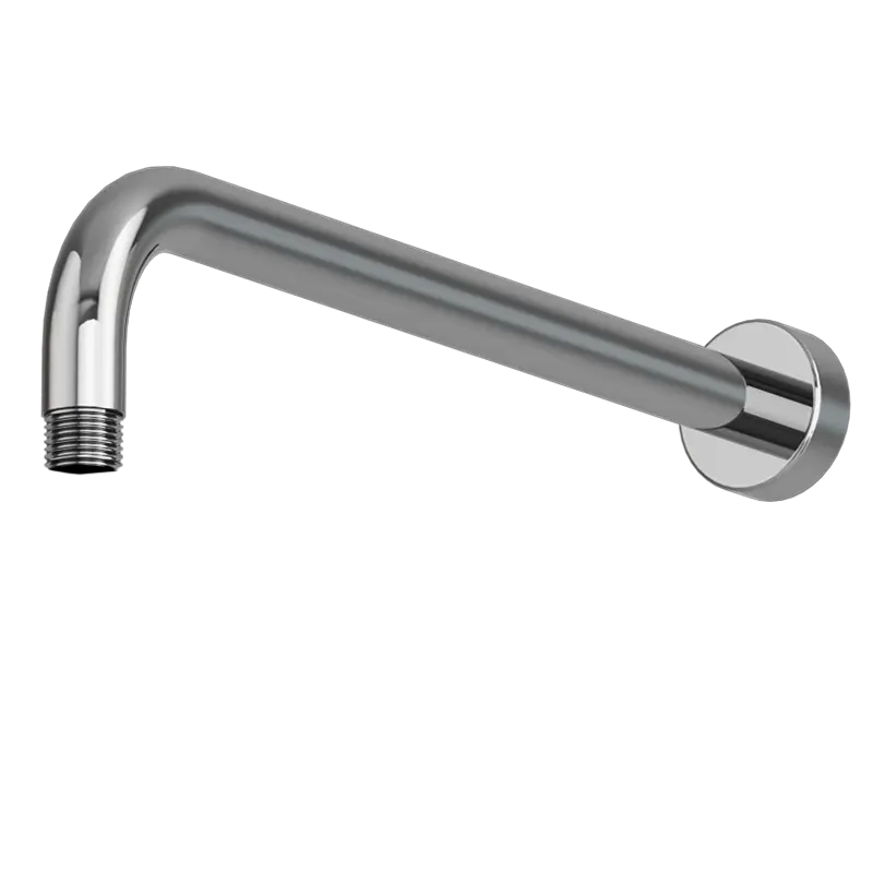 Rubi Brass Hor. Shower Arm 16 In. Cc RBDHR16CC - Plumbing Market