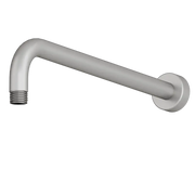 Rubi Brass Hor. Shower Arm 16 In. Stainless Streel RBDHR16IX - Plumbing Market