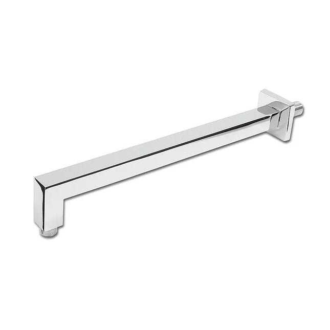 Rubi Brass Hor. Squar. Show. Arm 16 In. Matte Black RBDHC16BK - Plumbing Market