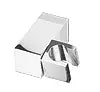 Rubi Brass Square Hand Shower Hook Chrome RC20CC - Plumbing Market