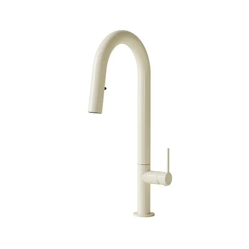 Rubi Cartier Tall Pull Out Spray Single Lever Kitchen Faucet - Plumbing Market