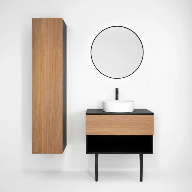 Rubi Haus Reversible Linen Cabinet Mbk+No RHS380LMBK-NO - Plumbing Market