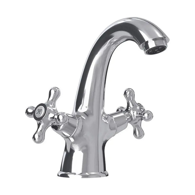 Rubi Jade S-Hole Basin Mxr Chrome Without Drain RJA11WDCC - Plumbing Market