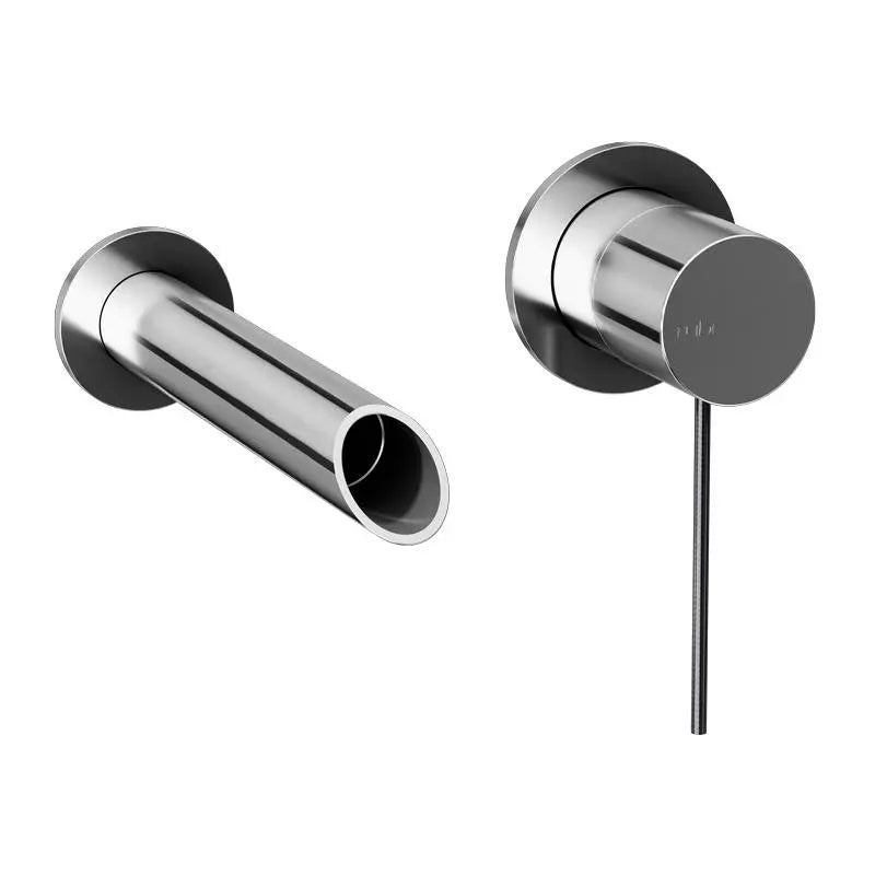 Rubi Kronos W-Mounted Basin Faucet + Individual Flanges Chrome RKR17RCC - Plumbing Market