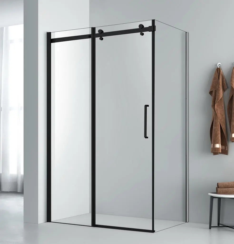 Rubi Leman Return Panel 36’’ X 78’’ Black RLE3678MBK - Plumbing Market
