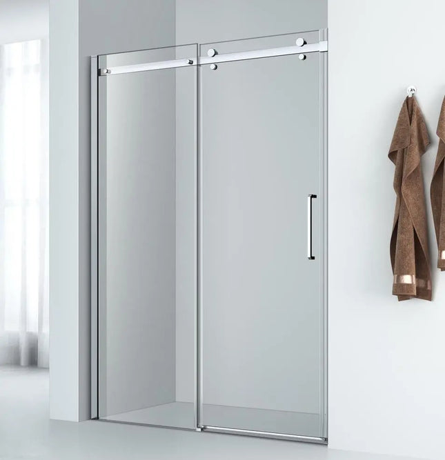 Rubi Leman Sliding Shower Door 60’’ X 78’’ Polished Chrome RLEK6078PCCP - Plumbing Market