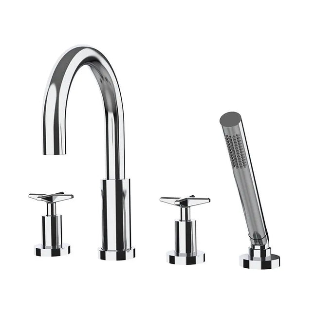 Rubi Lexa 4Pcs Bath Faucet Chrome RLX24CC - Plumbing Market