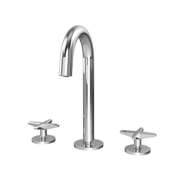 Rubi Lexa 8 In. Cc Basin Faucet Without Drain Chrome RLX18WDCC - Plumbing Market
