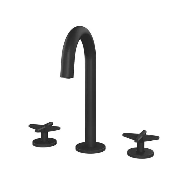 Rubi Lexa 8 In. Cc Basin Faucet Without Drain Matte Black RLX18WDBK - Plumbing Market