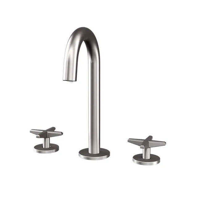 Rubi Lexa 8 In. Cc Basin Faucet Without Drain Ss RLX18WDIX - Plumbing Market