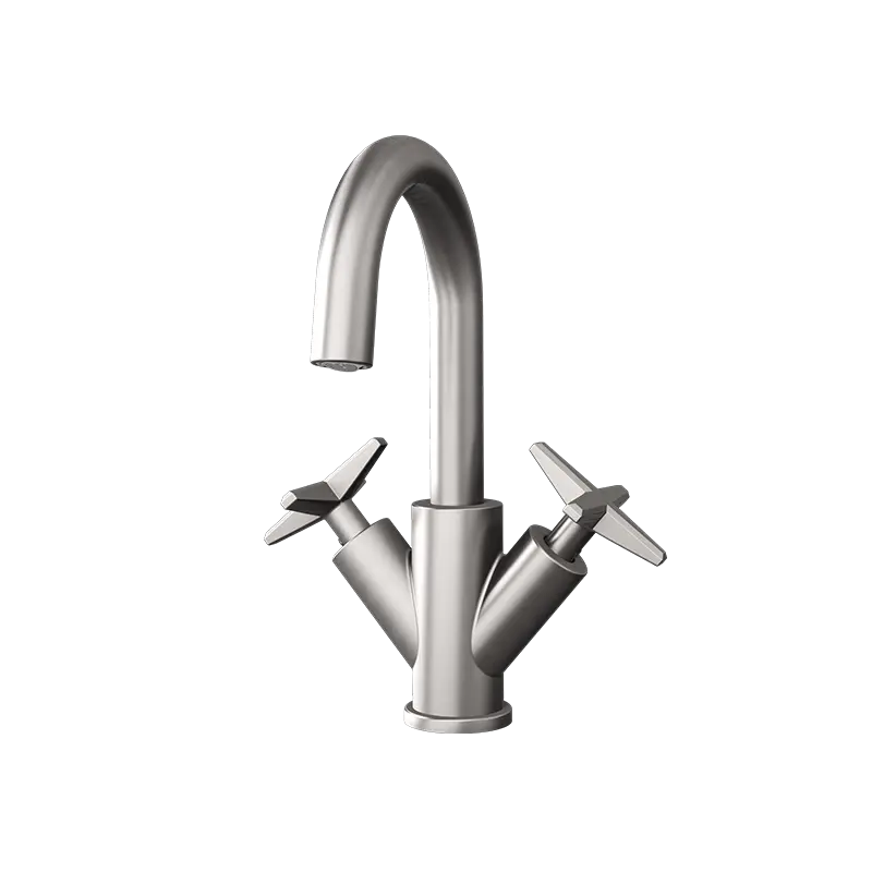 Rubi Lexa Two-Handle Bathroom Faucet With Cross Handles
