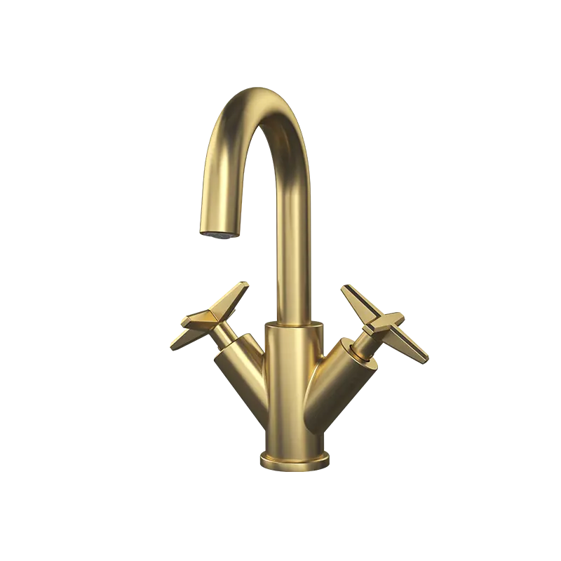 Rubi Lexa Two-Handle Bathroom Faucet With Cross Handles
