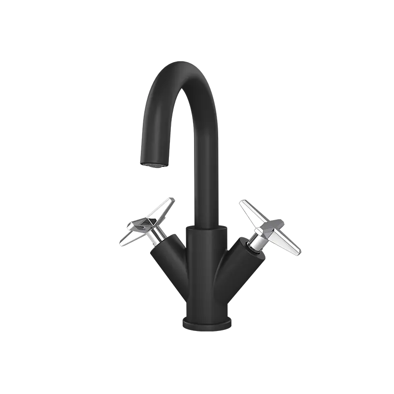 Rubi Lexa Two-Handle Bathroom Faucet With Cross Handles