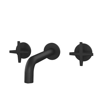 Rubi Lexa W-Mounted Basin Faucet Without Drain Matte Black RLX17WDBK - Plumbing Market
