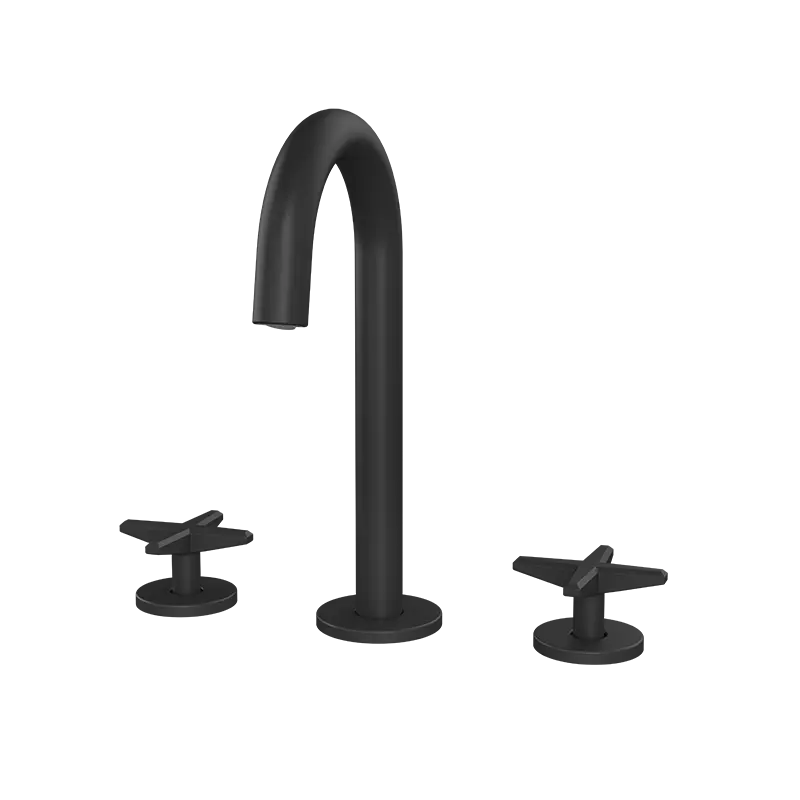 Rubi Lexa Widespread Bathroom Faucet With Cross Handles