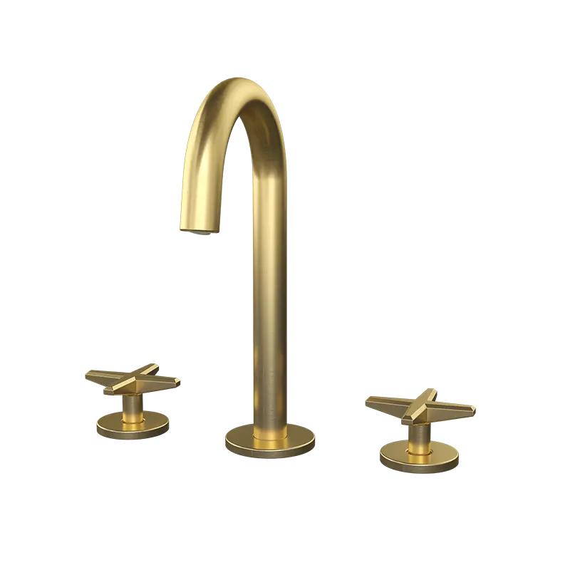 Rubi Lexa Widespread Bathroom Faucet With Cross Handles