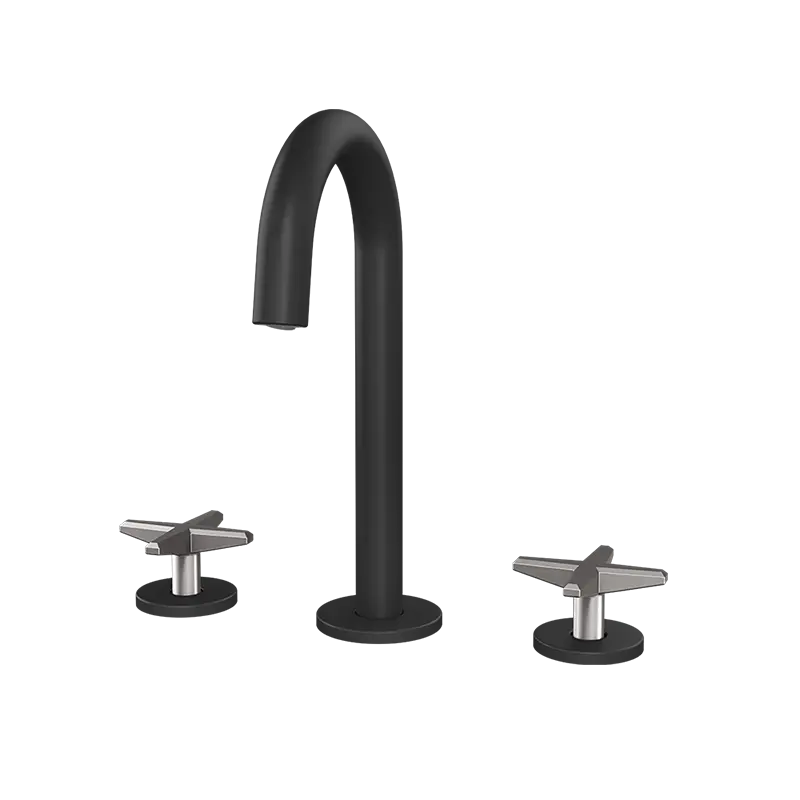 Rubi Lexa Widespread Bathroom Faucet With Cross Handles