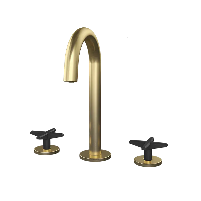 Rubi Lexa Widespread Bathroom Faucet With Cross Handles