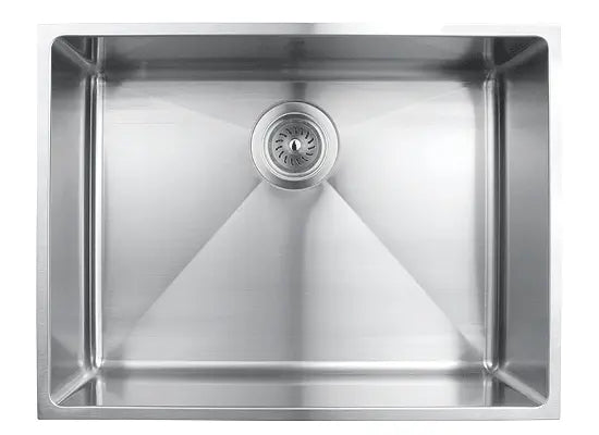 Rubi Merlot 22 Inch Single Bowl Undermount Kitchen Sink Rounded Corners - Plumbing Market