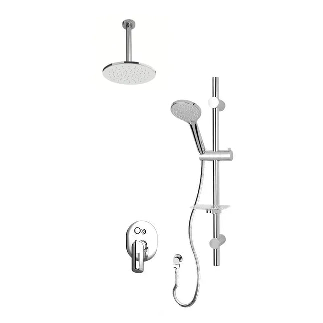 Rubi Myrto 1/2’’ P. Bal. Shower Set Matte Black Without Shower Valve Trim TRMY715-1BK - Plumbing Market