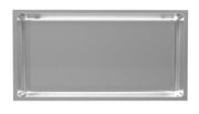 Rubi Nikia Recessed Niche 24’’ Radius Corners Br. Inox RNK24R-IB - Plumbing Market