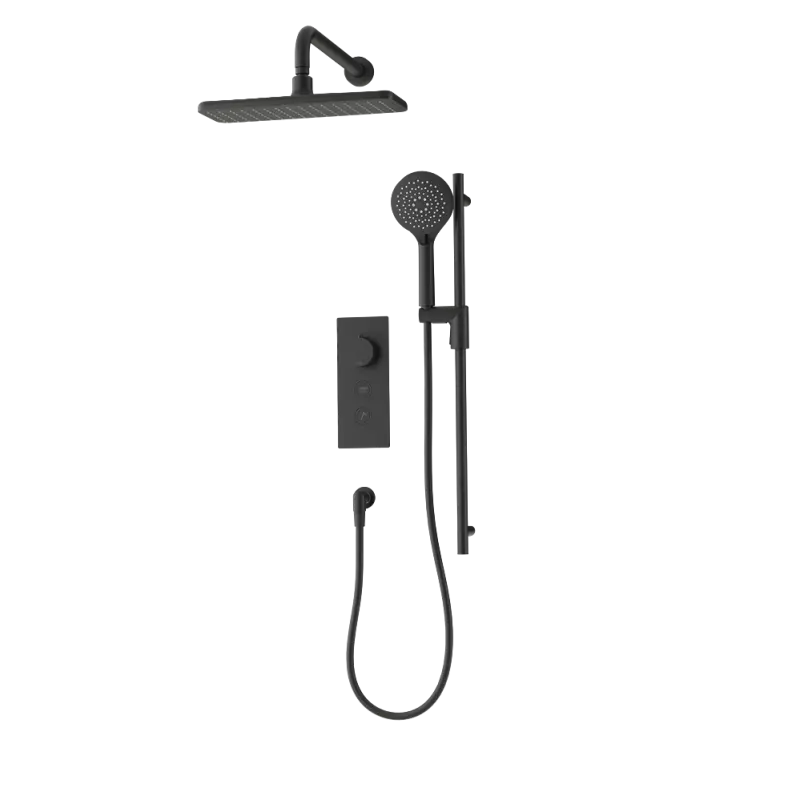 Rubi ON 1/2" Thermostatic Shower Faucet with Square Shower Head