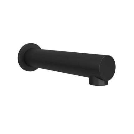 Rubi Round S-On Bathtub Spout 190Mm Matte Black RRO190BK - Plumbing Market