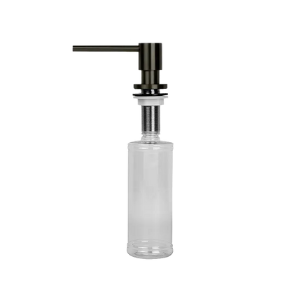Rubi Round Soap Dispenser Gunmetal RDSM-2GM - Plumbing Market