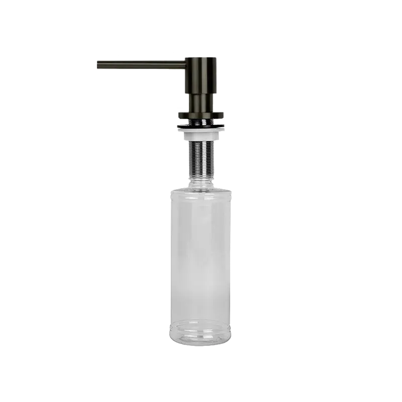 Rubi Round Soap Dispenser Gunmetal RDSM-2GM - Plumbing Market
