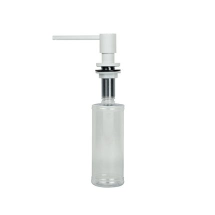Rubi Round Soap Dispenser Matte White RDSM-2WH - Plumbing Market