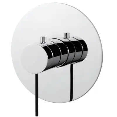 Rubi Round Trim With Kronos Handle For Xr674Ru Cc XT674KRCC - Plumbing Market