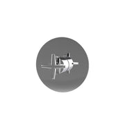 Rubi Round Trim With Lexa Handle For Xr674Ru Cc XT674LXCC - Plumbing Market