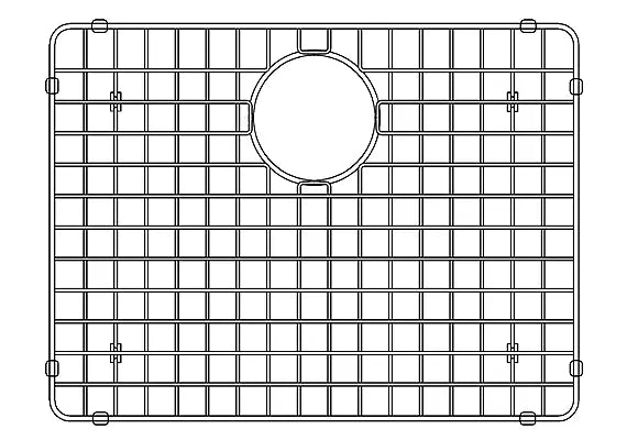 Rubi Sink Grid Polished S-Steel RGR570 - Plumbing Market