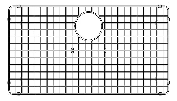 Rubi Sink Grid Polished S-Steel RGR800 - Plumbing Market
