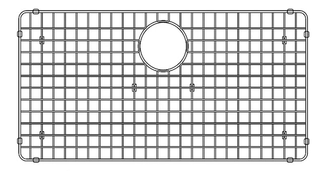 Rubi Sink Grid Polished S-Steel RGR820 - Plumbing Market