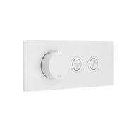 Rubi Trim, Handle And Button For Xon69 Matte White XTR6902SWH - Plumbing Market