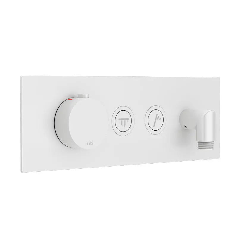 Rubi Trim, Handle, Button And Water Outlet For Xon69 Wh XTR6903SWH - Plumbing Market