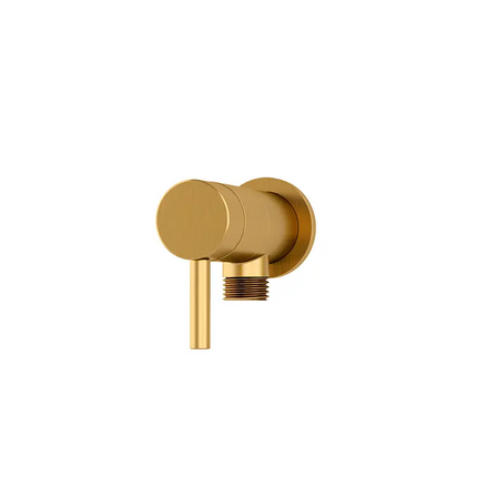 Rubi Vertigo 1/2’’ Stop Valve With Water Outlet Brushed Gold RTR562VOR - Plumbing Market