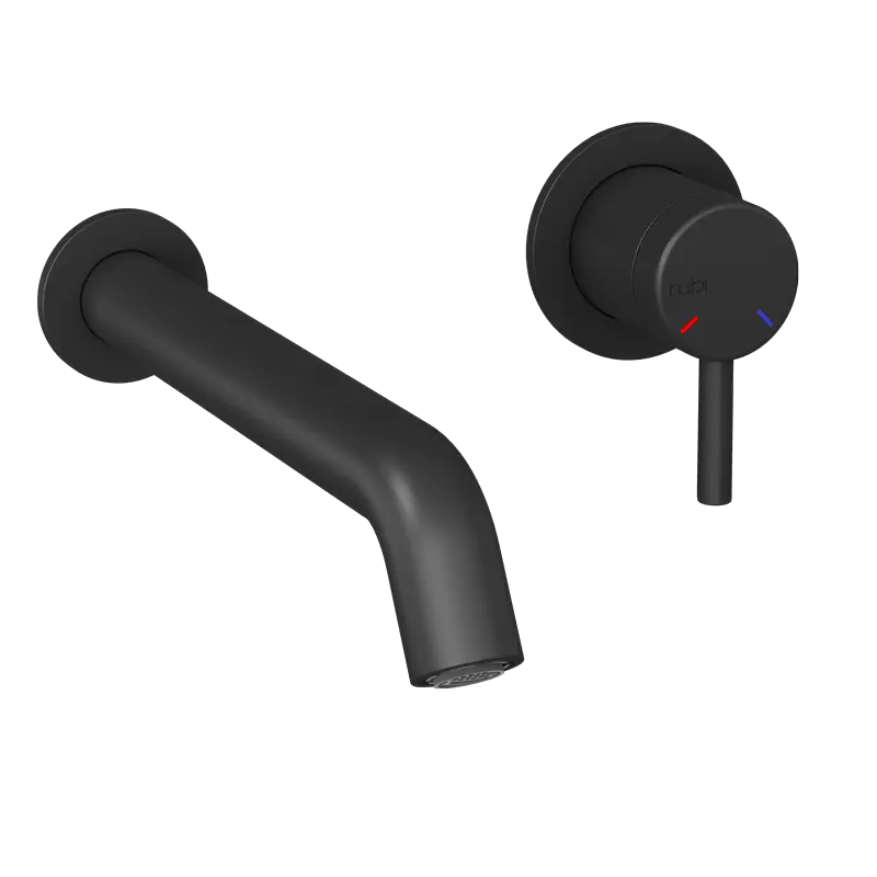 Rubi Vertigo Wall Mounted Bathroom Faucet With Drain