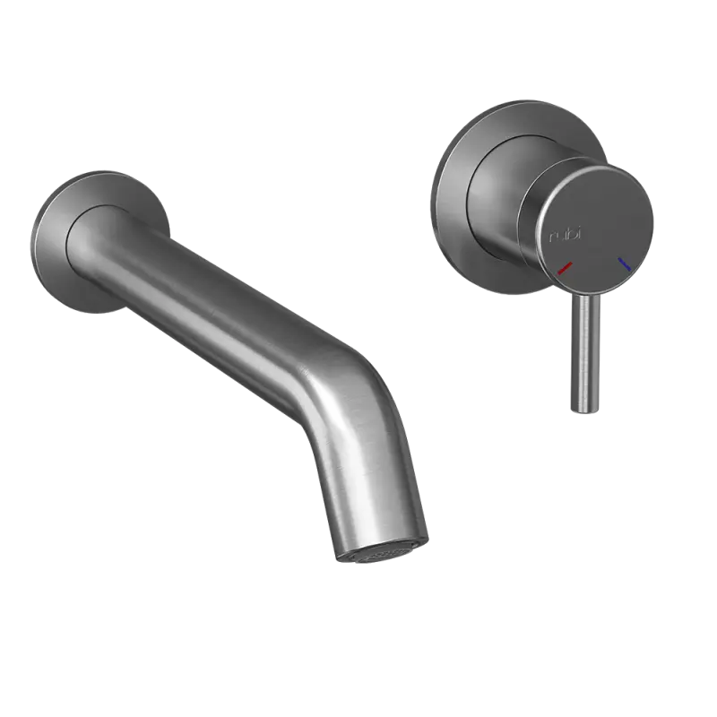 Rubi Vertigo Wall Mounted Bathroom Faucet With Drain