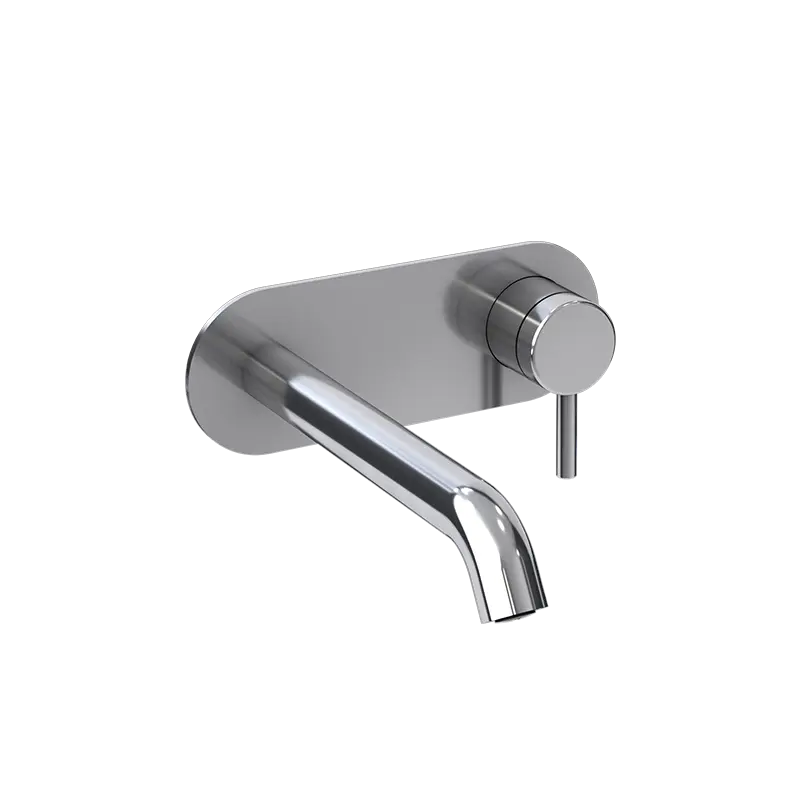 Rubi Vertigo Wall-mounted Washbasin Bathroom Faucet With Drain