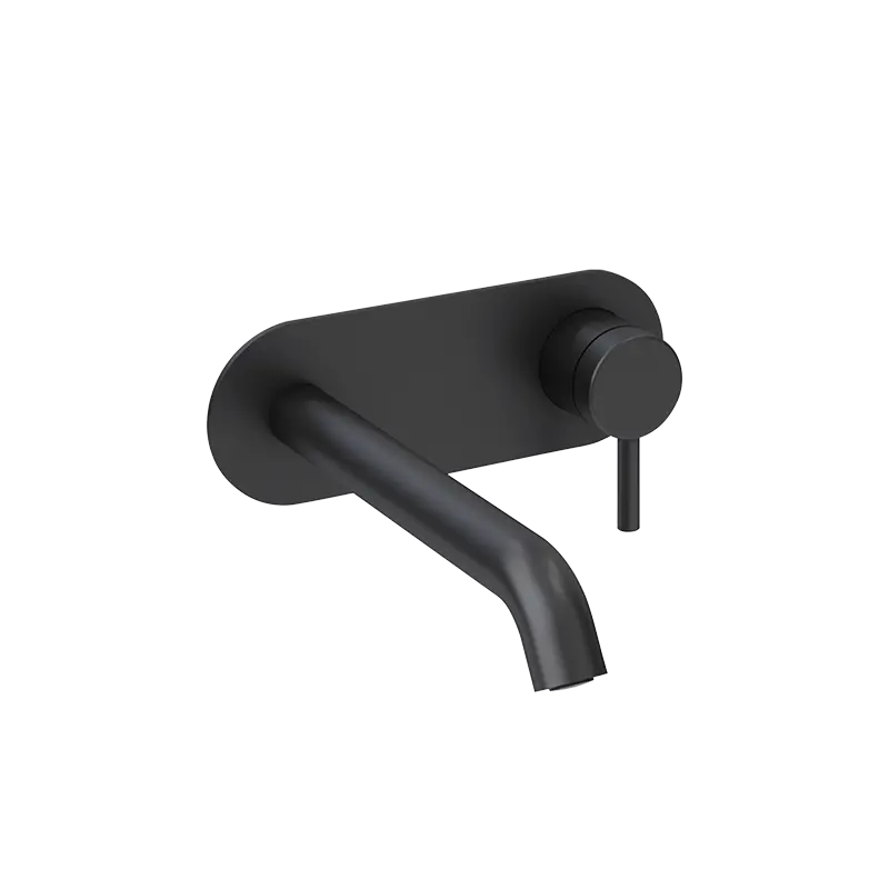 Rubi Vertigo Wall-mounted Washbasin Bathroom Faucet With Drain