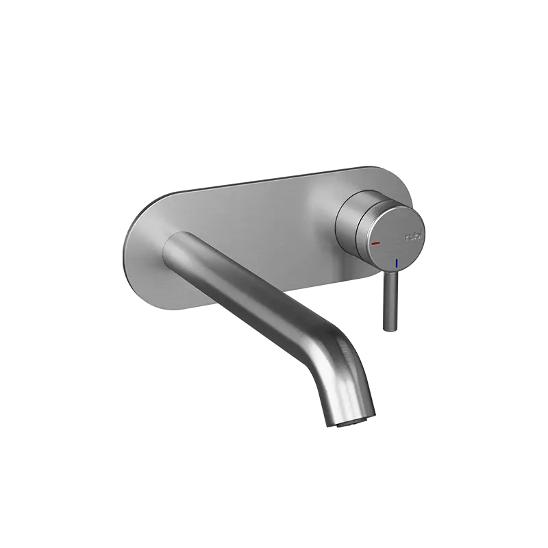 Rubi Vertigo Wall-mounted Washbasin Bathroom Faucet With Drain