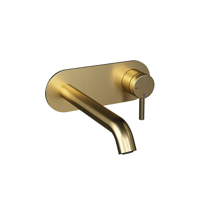 Rubi Vertigo Wall-mounted Washbasin Bathroom Faucet With Drain