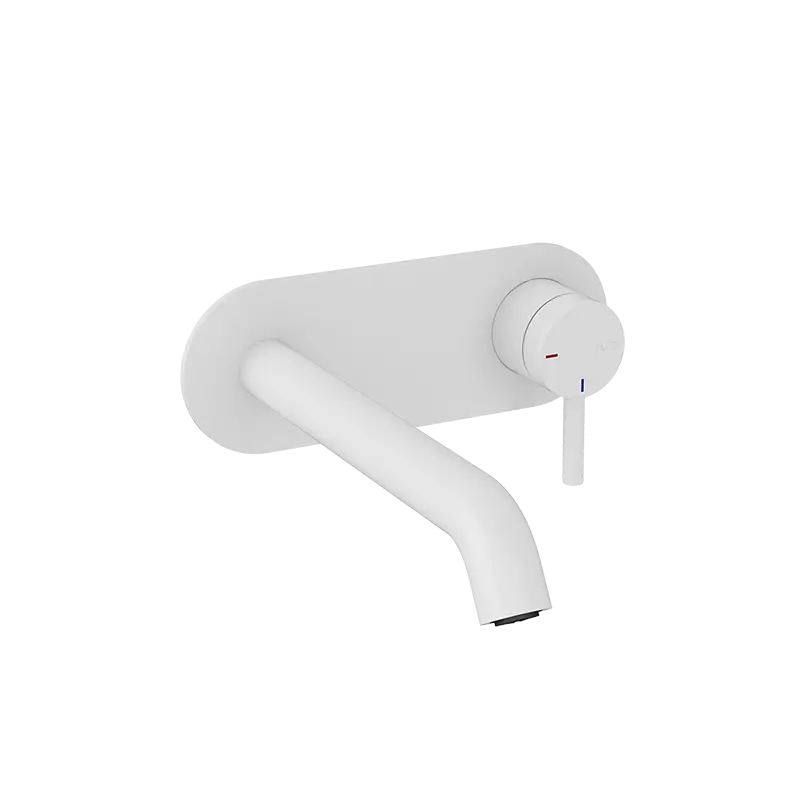 Rubi Vertigo Wall-mounted Washbasin Bathroom Faucet With Drain