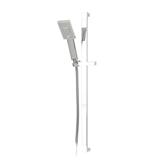 Rubi Yuma Sliding Shower Rail 3 Jets H-Shower Chrome RAF120CC - Plumbing Market