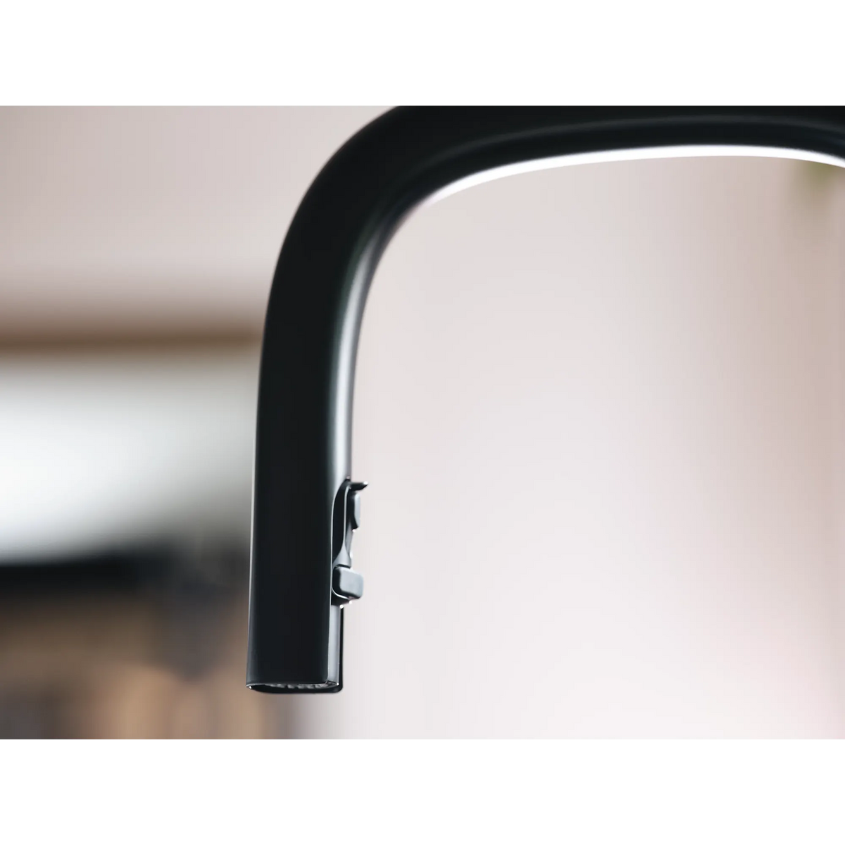 Moen Tenon Single-Handle High-Arc Pulldown Kitchen Faucet S74001 in Matte Black (S74001BL) - view 8