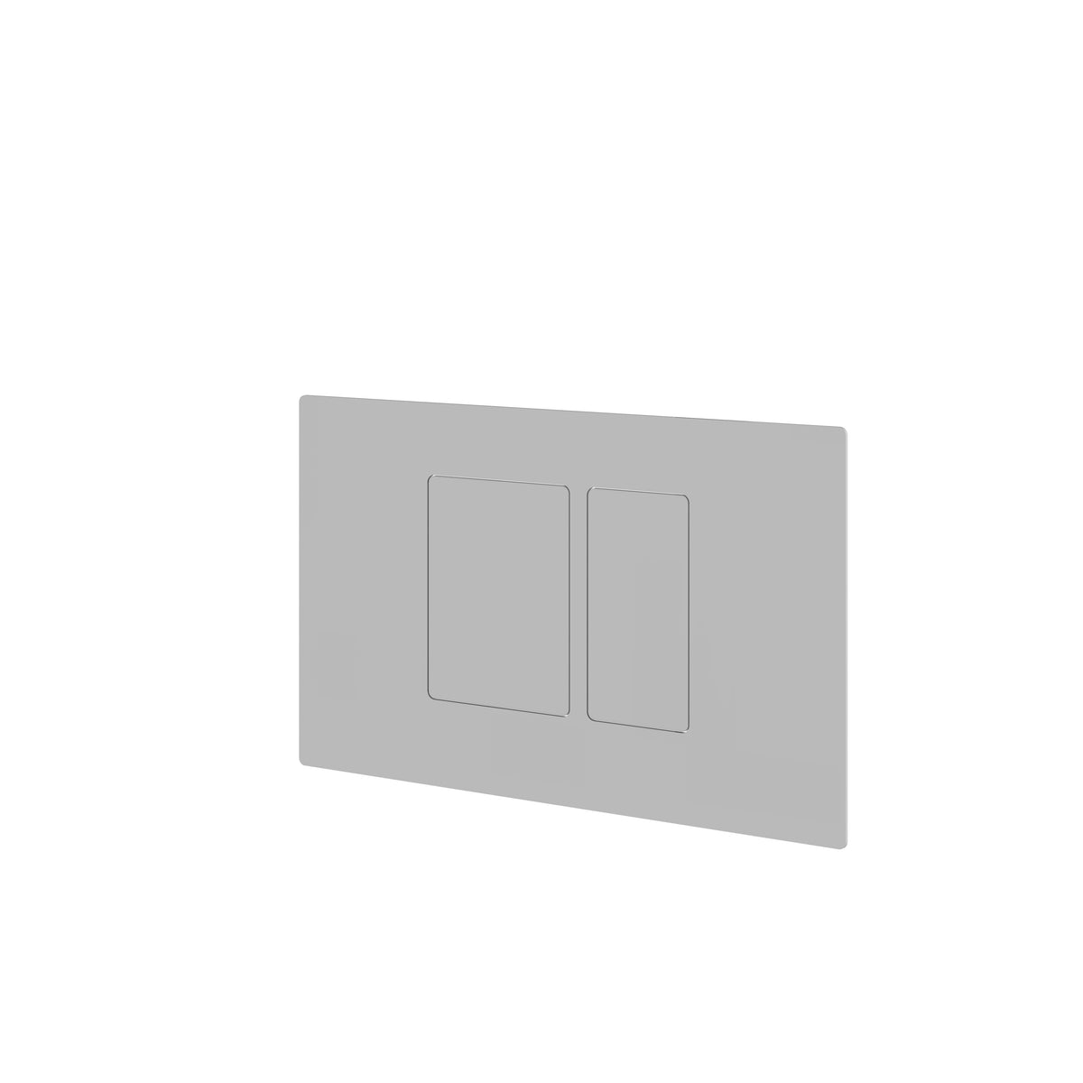 Aquabrass Square Flush Plate for Wall Carriers SFP01 in polished chrome