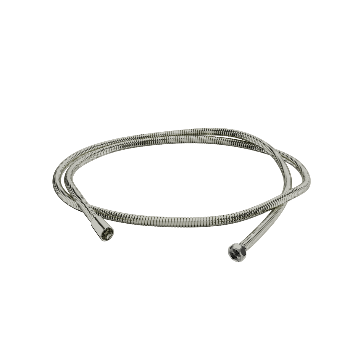 Aquabrass Metal Hose SH235 in polished nickel