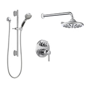 Delta Round Pressure Balance Shower Kit - Chrome